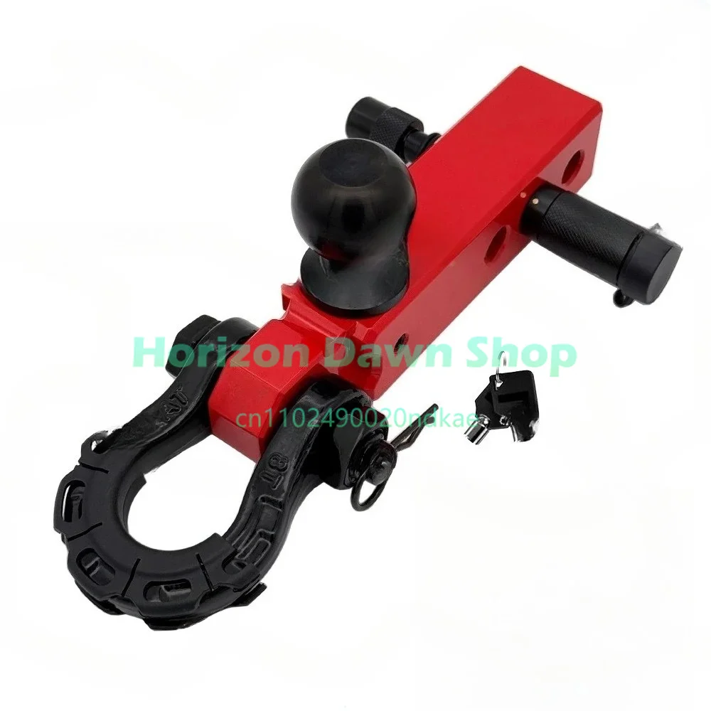 Trailer hook shackle three-hole trailer arm accessories two ends anti-theft