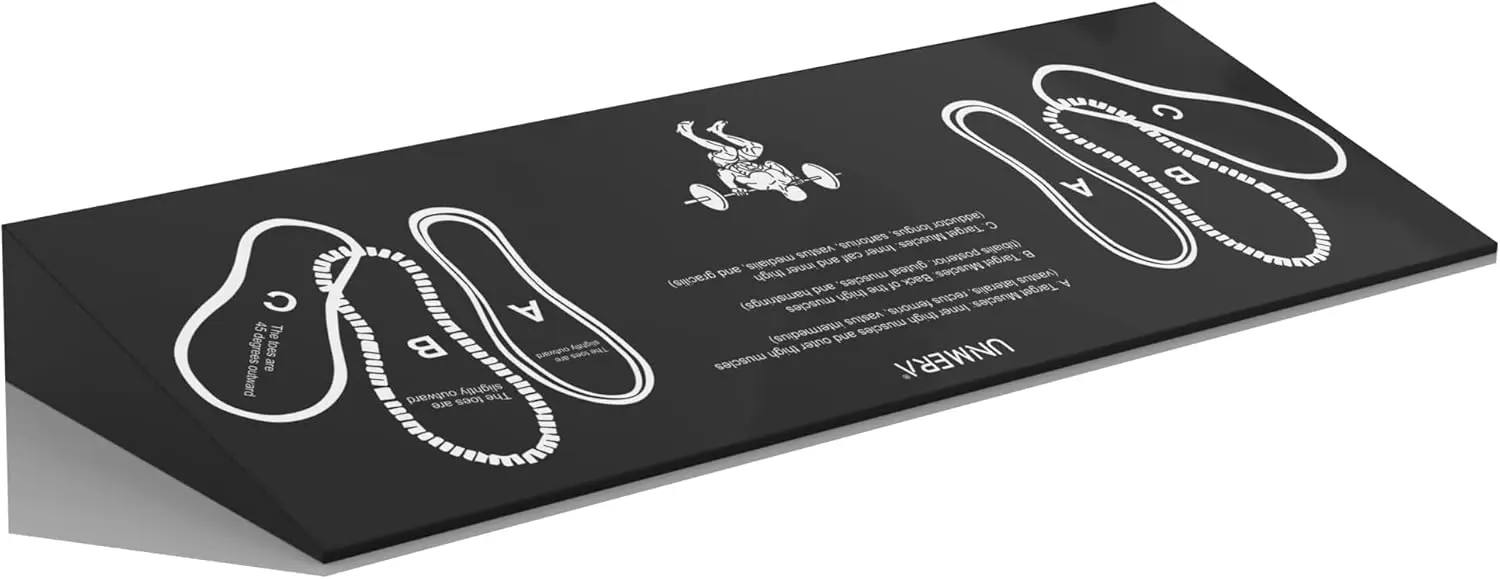 

Нескользящий блок-подушка для приседаний - приподнимает стопы для улучшения формы при поднятии тяжестей и становой тяге