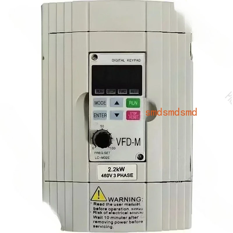 NEW VFD-M Series Ultra Low Noise Mini Three Phase VFD022M43B 2.2KW 380V 460V Inverter  low frequency inverter