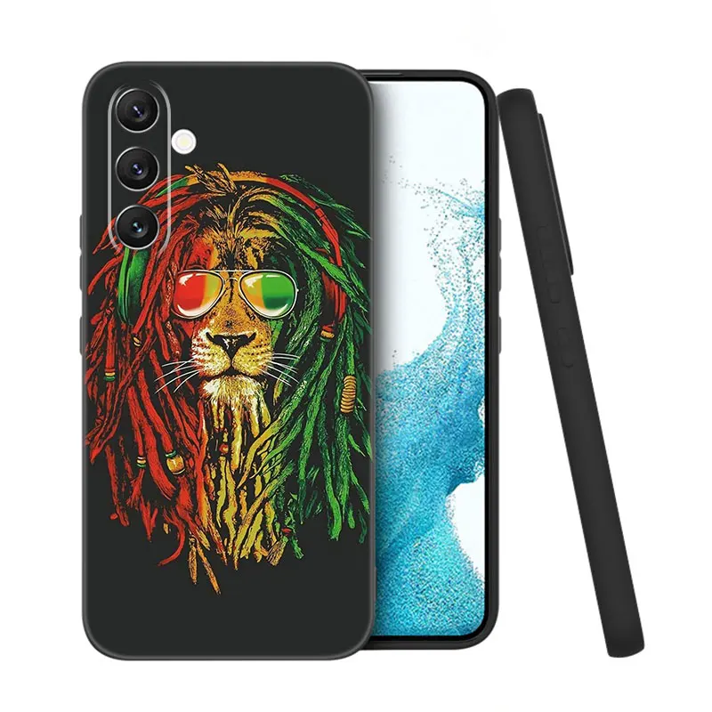 Reggae Bob Marley Phone Case For Samsung A13 A22 A24 A32 A14 A23 A25 A34 A52S A53 A54 A73 5G A11 A12 A15 A31 A33 A50 A51 A70 A72