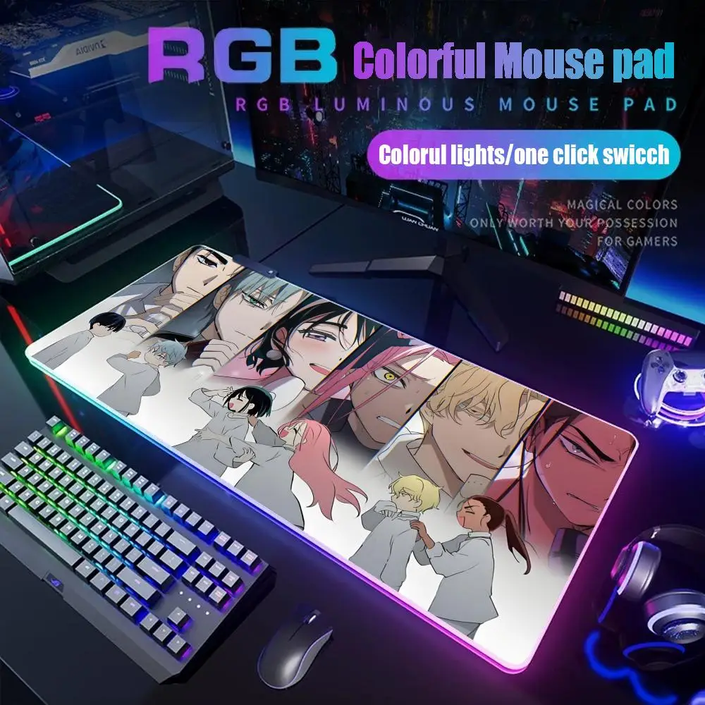 

Anime Alien Stage Mizi Till Ivan Mouse Pad Rgb Desk Mat Back Light Led Mousepad Setup Accessories Deskmat Big Mousepad Backlight