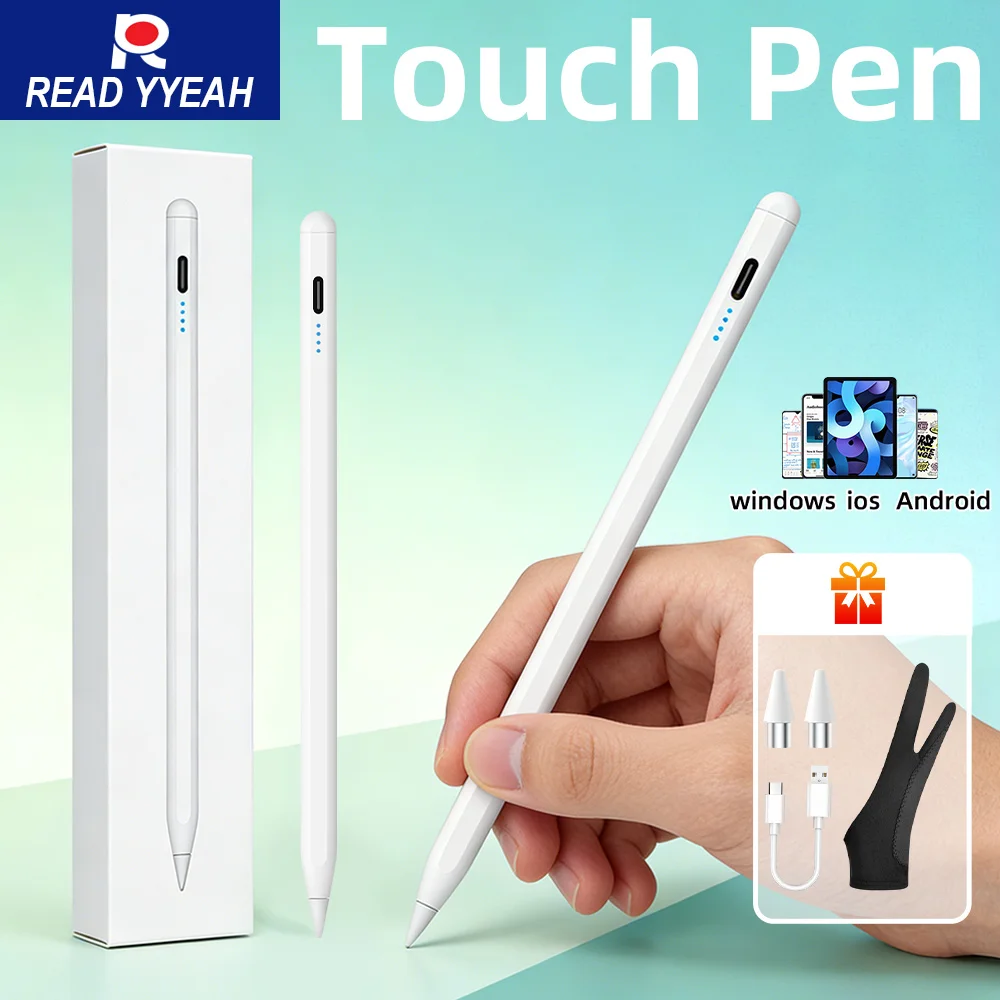 Universal Tablet Active Stylus Pen for Xiaomi Huawei Samsung Tablet Mobile Phone Pen for Android Apple iPad Touch Screen Pencil