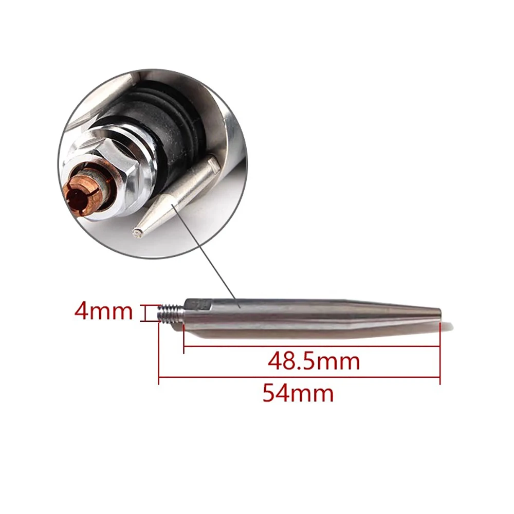 Suporte de mandril de soldagem de pinos - cabo de 25 mm2 (3AWG) x 3M - condutor de cobre completo com luva à prova de fogo para soldador de pinos de armazenamento de energia