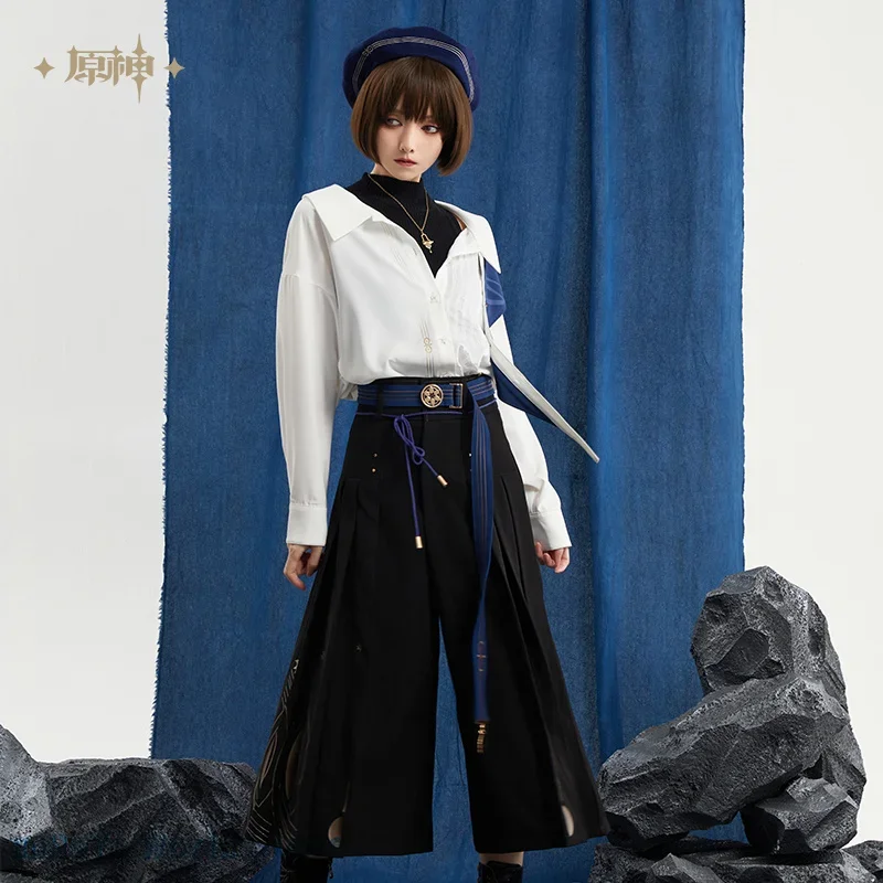 

MiHoYo Official Genuine Genshin Impact Wanderer Pants Wanderer Theme Impression Series Wide Leg Pants Doujin Balladeer Culottes