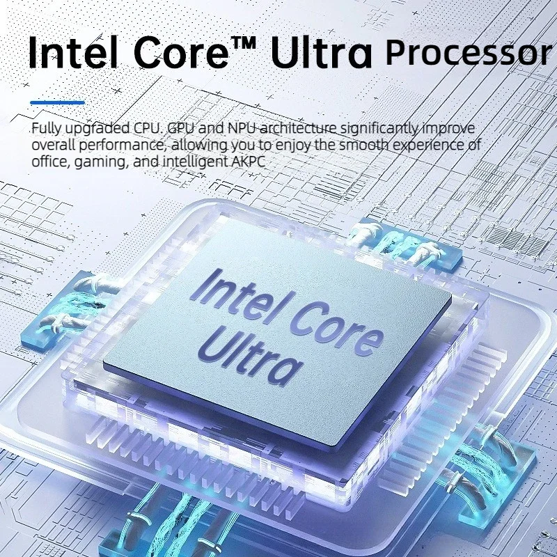 Mini PC Intel Core Ultra 9 185H/5 125H 2*DDR5 OCuLink USB4 2*2.5G LAN Windows 11 WiFi6E BT5.3 Gaming Desktop Computer Control