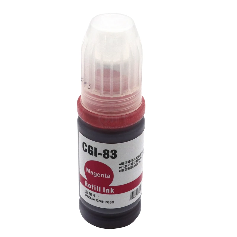 Imagem -05 - Recarga Tinta Corante para Impressora Compatível para Canon G580 G680 G510 G610 G620 G540 G640 G550 Gi83 Gi83 Gi73 Gi-93 Gi63 Pcs 70ml