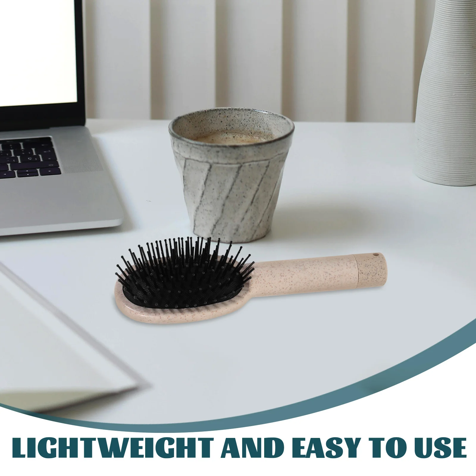 فرشاة تحويلات الشعر، فرشاة آمنة لإخفاء المال والنقدية والمجوهرات، حاوية حجرة التخزين السرية باللون البيج #4