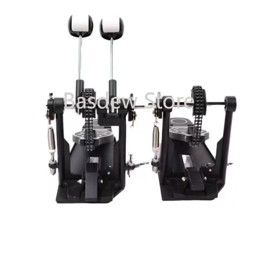 Drum Kit Double Step Drum Kit Drum Set Step Thickened Zinc Aluminum Alloy Pedal Double Chain Tread Hammer Double Step