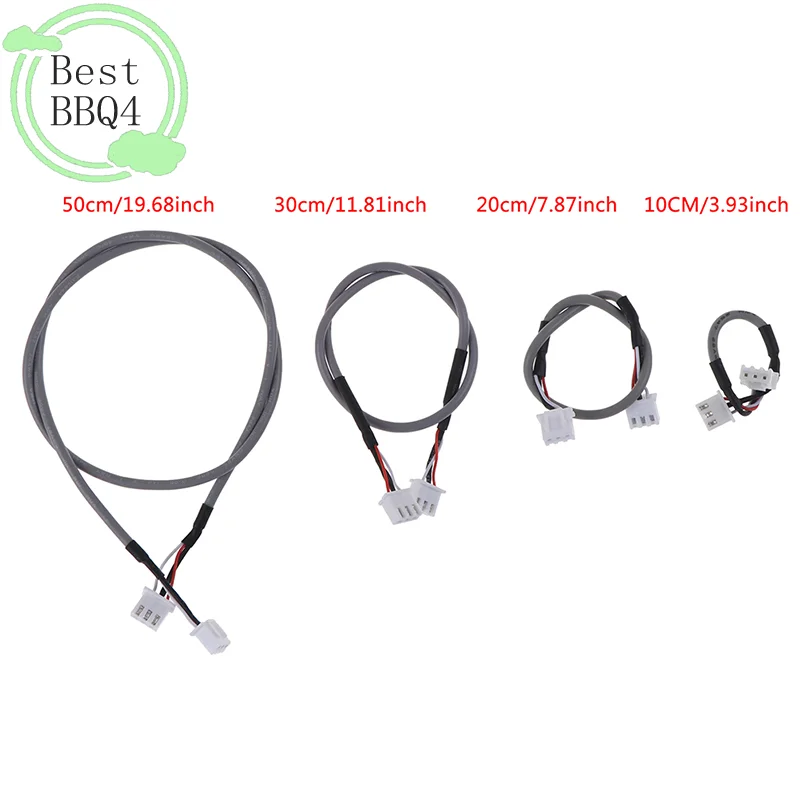 (BBQ4)5Pcs/set XH2.54 3P 3pins Audio Signal 2.0 Channel Shielded Input Cable For HiFi Power Amplifier Board Tuner