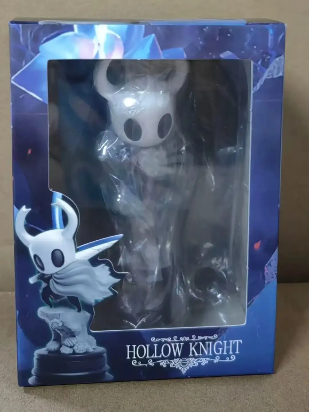 Figurka anime Hollow Knight, Mały Rycerz, model zabawki, ręcznie robiona, akcesoria do gier, podstawa, ręcznie robiona, statuetka, model z PVC — zdjęcie 2