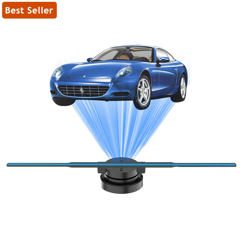 High Brightness 3D Hologram Fan For Mall Advertising | Quiet Operation With Customizable Brand Visuals
