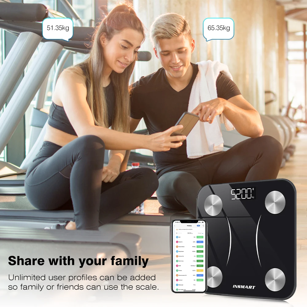 Special Electronic Scale For Body Management And Fat Loss, Smart Mode, Bluetooth Body Fat Scale, Home Weight Scale, Ultra Precis