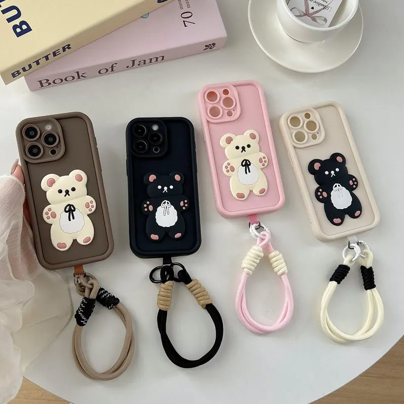 Cute Bear Lanyard P…