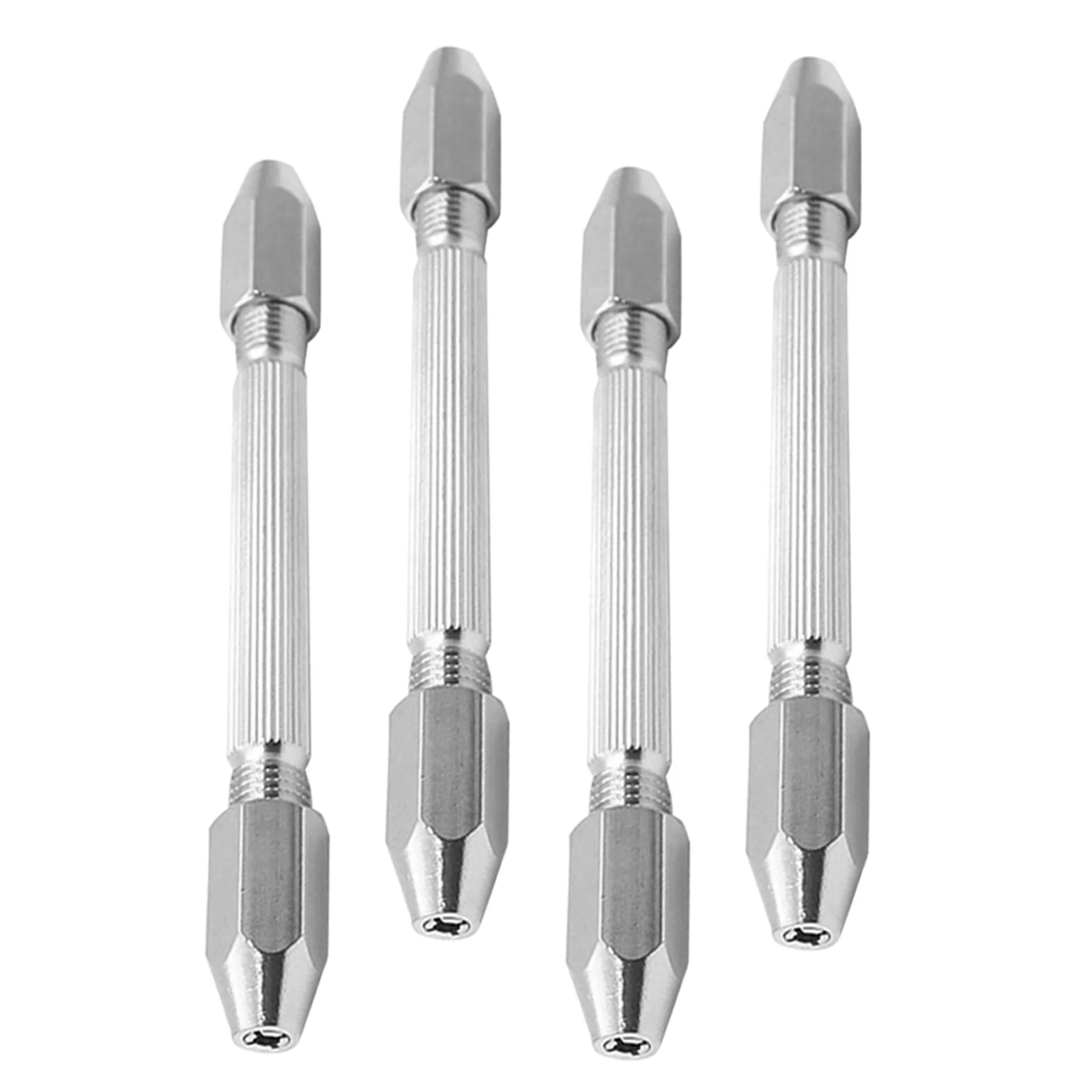 

4Pcs Double-Ended Pin Vise 0.5-3.2mm Quick Release Mini Hand Drill for Watchmaker Tools Professional Maintenance Technician Wire