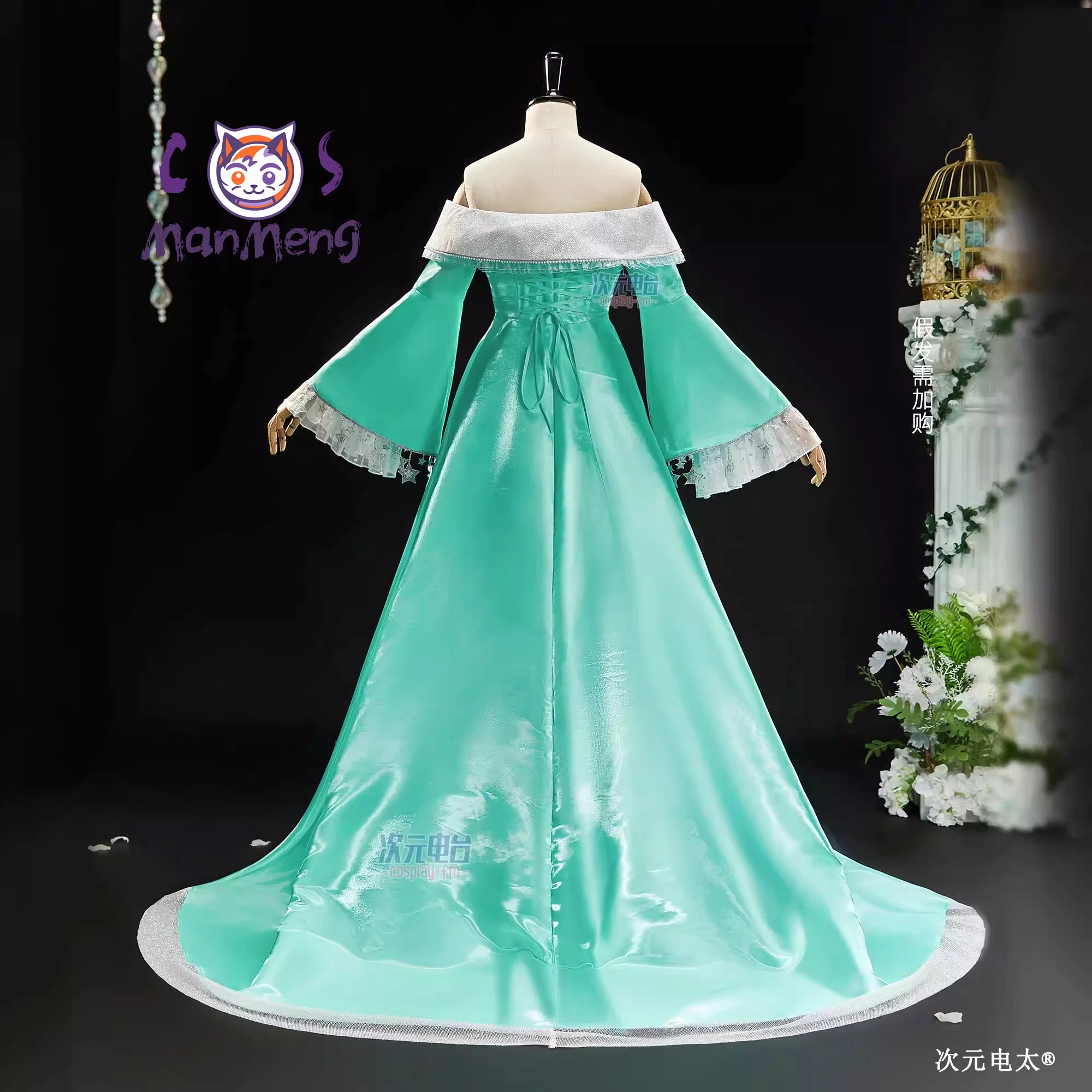 Movie Rosalina Cosplay Costume Dress Adult Women Rosalina Princess high quality… - Image 3