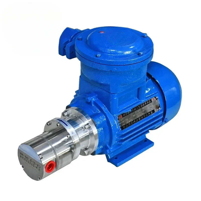 Sanitary Stainless Steel Gear Pump Explosion Proof Chemical Pump for Industrial Use Hot Sales