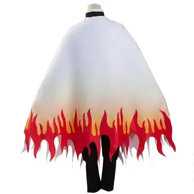 Rengoku Kyoujurou Fantasy Wigs Outfits Anime Demon Cosplay Slayer Costume Disguise Adult Men Halloween Party Roleplay Clothes - view 3