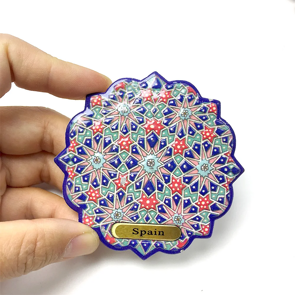 

Spain 3D Resin Refrigerator Magnet, Showcasing Famous Architectural Landmarks