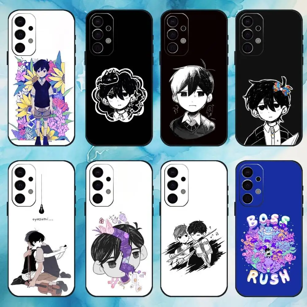 

Omori Game Phone Case For Samsung S25,S24,S21,S22,S23,S30,Ultra,S20,Plus,Fe,Lite,Note,10,9,5G Black Cover