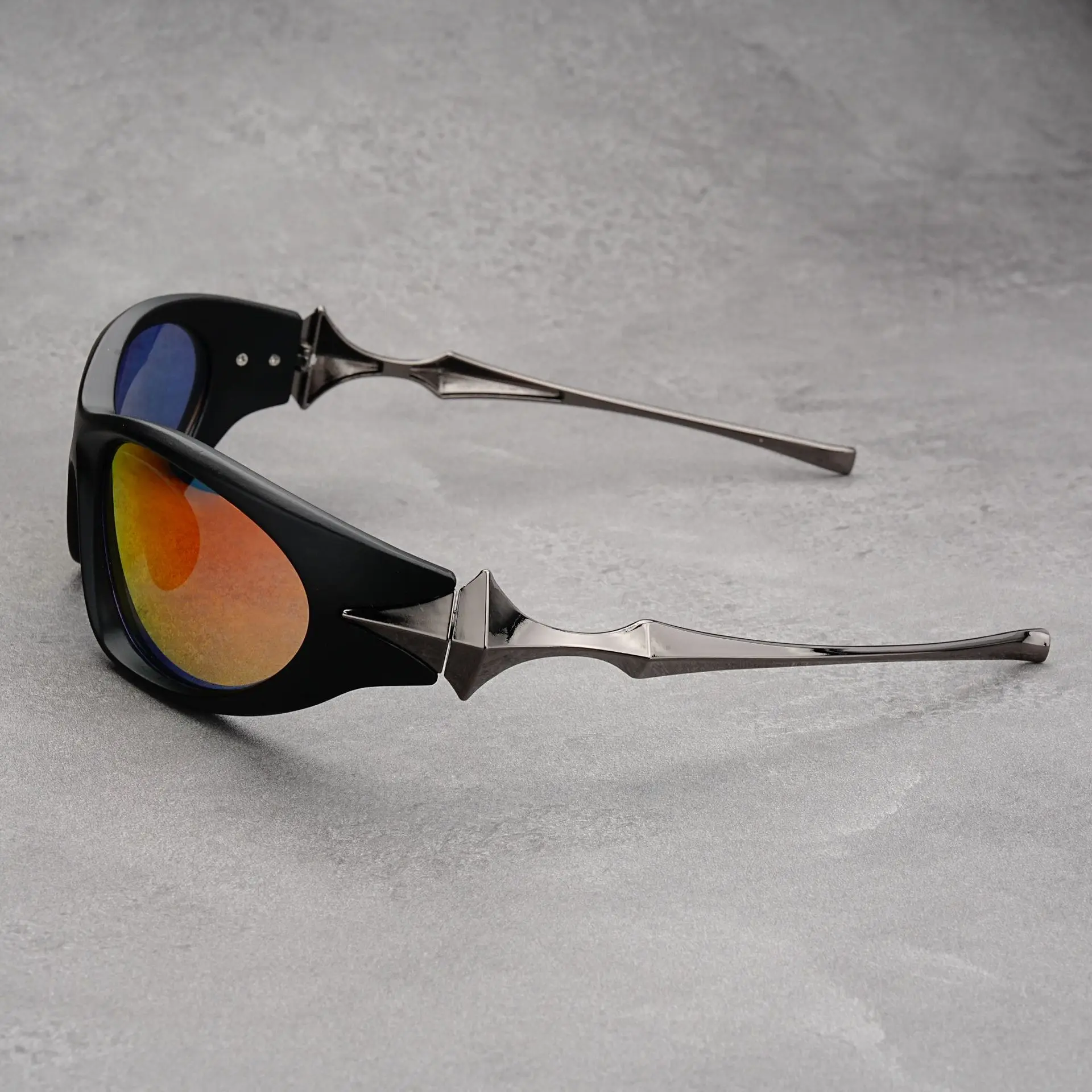 Y2k جديد فاسق نظارات شمسية رياضية للرجال النساء الفاخرة العلامة التجارية مصمم نظارات شمسية الرجال موضة خمر ظلال UV400 حملق نظارات #5