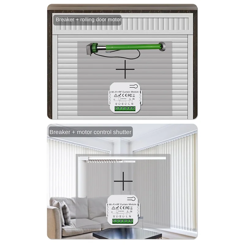 

Classy-Tuya Wi-Fi умный переключатель для штор, контроллеры света, рулонные жалюзи, мотор жалюзи RF433,92 МГц, приложение Smart Life, дистанционное управление Du