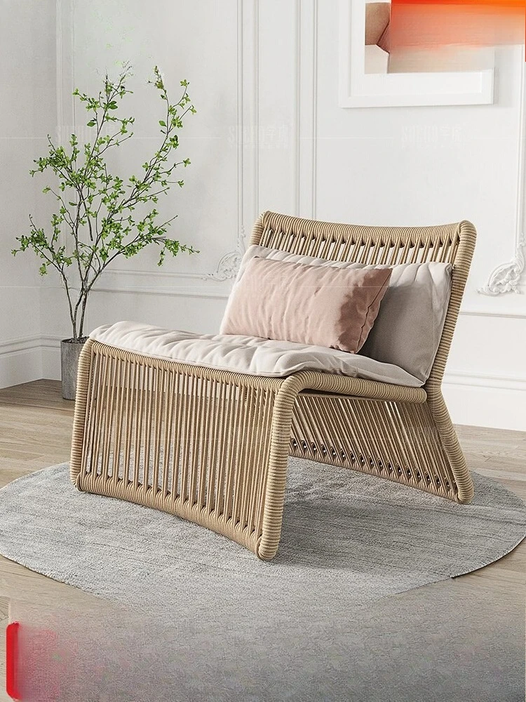 JC شرفة كرسي الاستجمام المنزل B & B كرسي أريكة فردي ضوء فاخر كسول Ins الرياح غرفة المعيشة الخلفية 2026