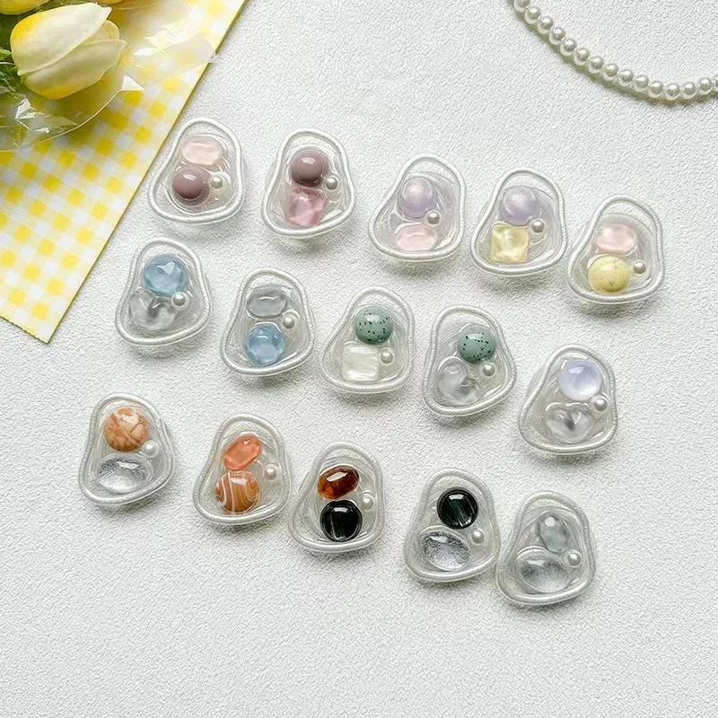 الكورية لطيف الاكريليك INS اللؤلؤ الرخام حامل هاتف Griptok دعم آيفون سامسونج قبضة توك للطي إصبع جيب المقبس حامل