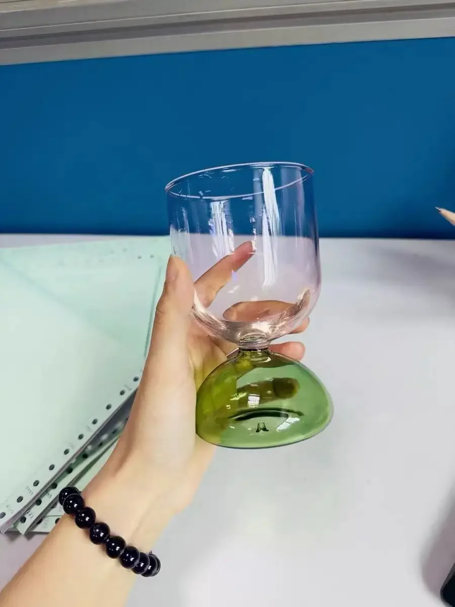 High Temperature Resistant Glass Water Kettle Creative Color Household Cold Storage Juice Jug And Water Cup Set for Kitchen