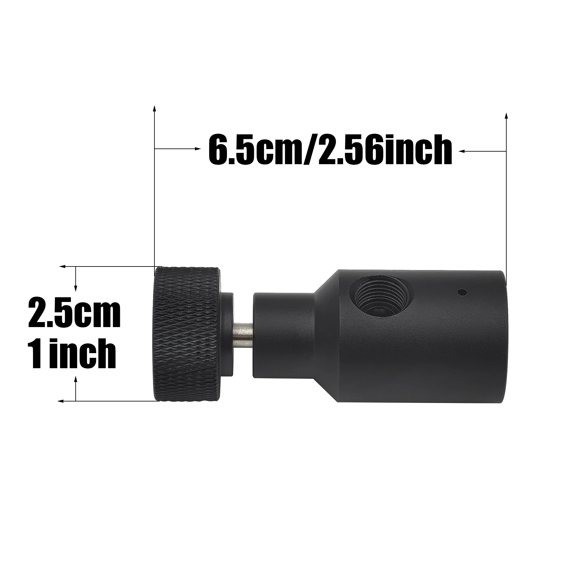 HPA Universal Fill Adapter Coil Remote Hose Line High Pressure Aluminum Alloy Accessories for Tank G1/2-14 or 0.825