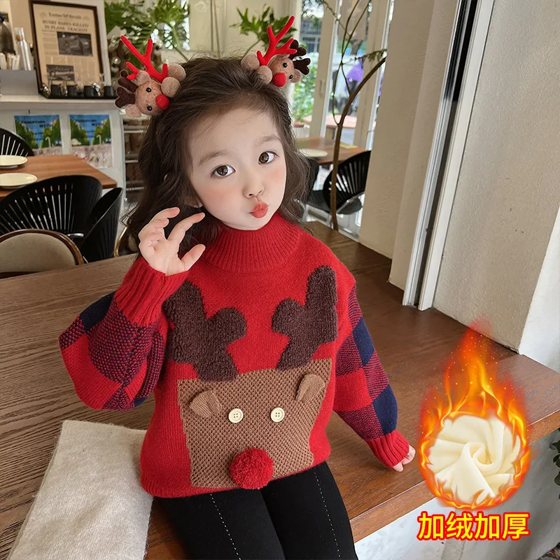 Knitted Sweater for Boys Baby Jumpers Knitted Sweater Kids Pullover Cartoon Autumn Newborn Sweater Boys Winter Clothes image 5