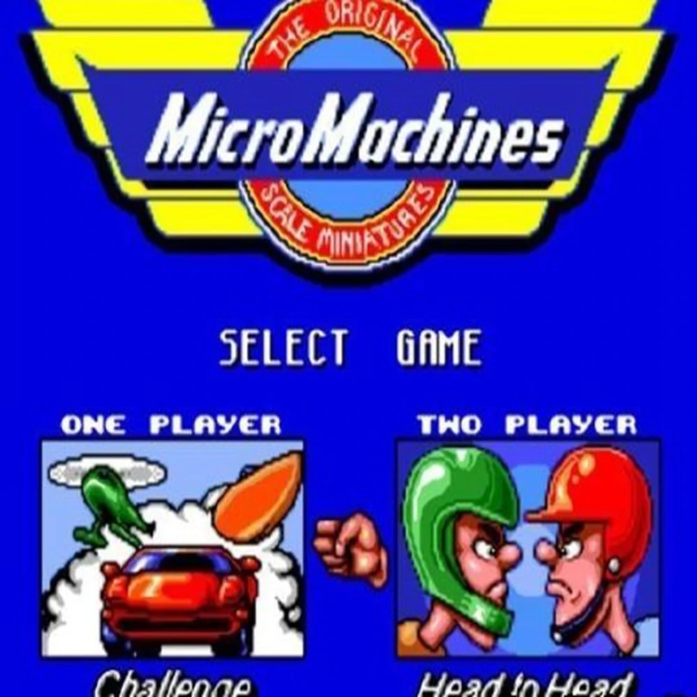 MICRO MACHINES   16 bit MD Game Card For Sega Genesis Mega Drive