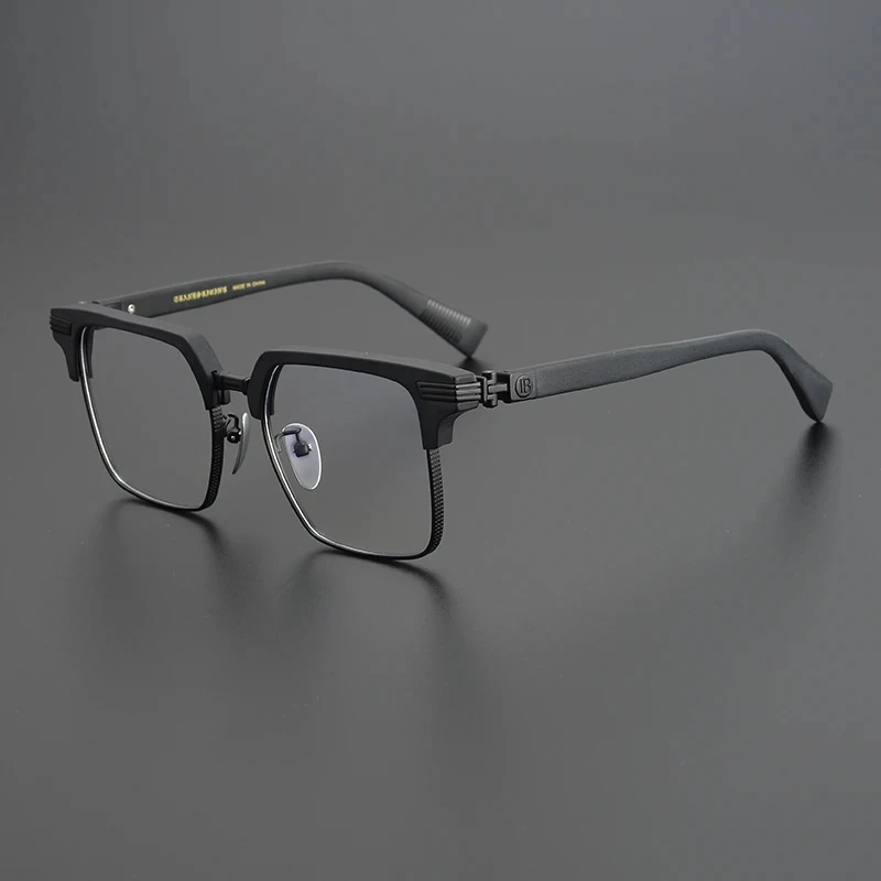 

Top Quality Square Titanium Prescription Glasses Frame Exquisite Vintage Luxury Brand Men Women Myopia Optical Retro Eyewear