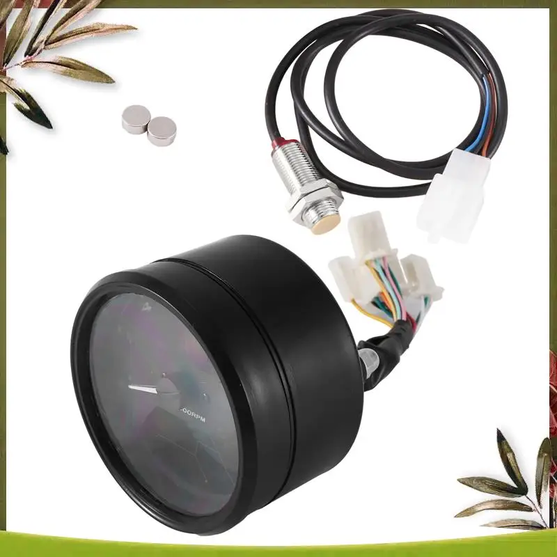 AB98-دراجة نارية أداة العنقودية ملحق جزء الرجعية التحديثية البابون LCD عداد المسافات RPM رمز متر LCD مقياس الوقود