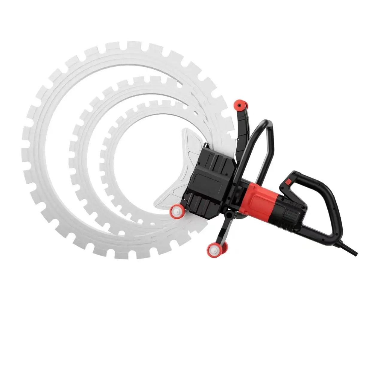 Granite Marble Cutting High Quality Electric Hydraulic Rock Cutter Concrete Wall Saw Machine with Motor Stone Cutting Machine