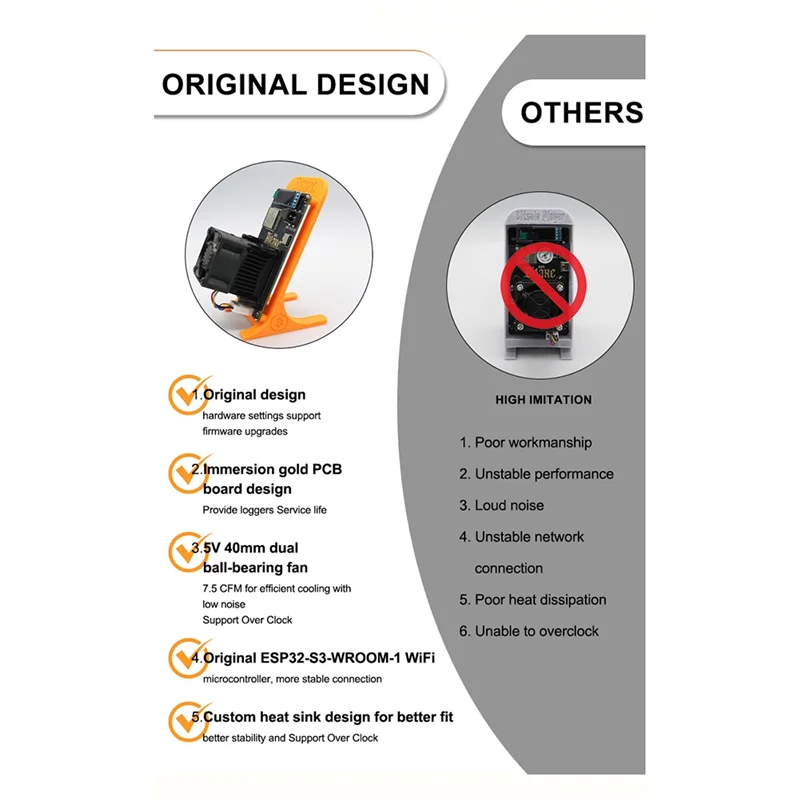

Well Made-Bitaxe Gamma 601 BTC Solo Miner 1200GH/S 18W BM1370 Asic Chip From Antminer S21 Pro Bitcoin BTC Miner Wth Stand