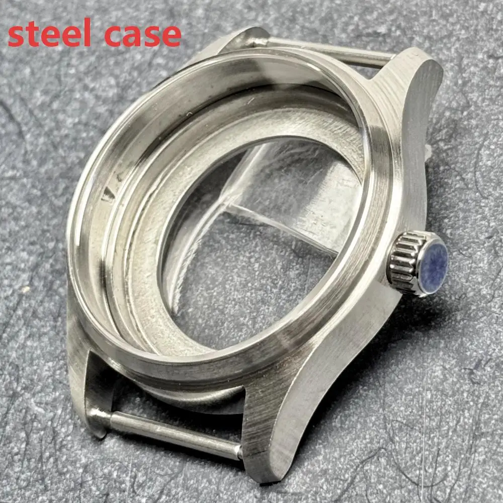 T2 Titanium/staal Pilot Duikhorlogekast voor NH34 NH35 NH38 NH70 PT/ETA AR Saffier 20BAR Waterdicht Anti-allergie horloge onderdeel