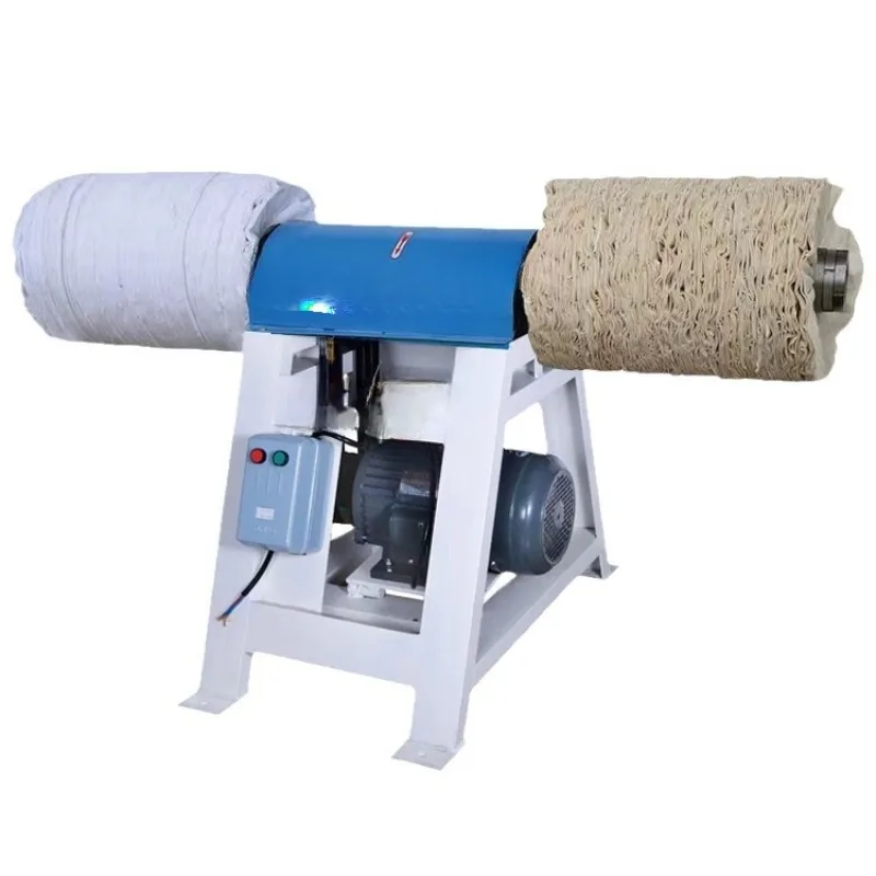 Large shaft cloth wheel desktop polishing and drawing machine