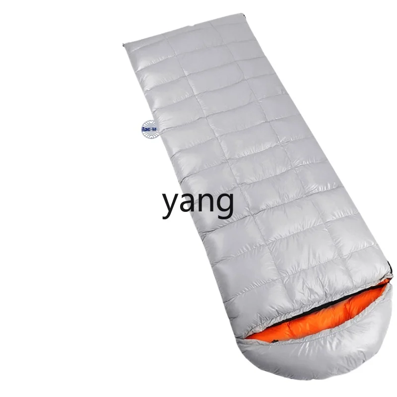 

Yjq Goose down Sleeping Bag Adult Outdoor Adult Lightweight Camping Thickened Cold Protection in Winter minus 40 Degrees