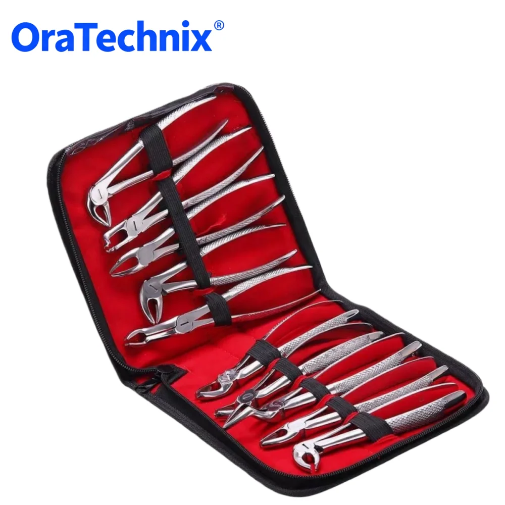 Adult/Children Tooth Extracting Forceps Set Surgical Dental Tools Dentistry Instruments Stainless Steel Oral Surgery Tools