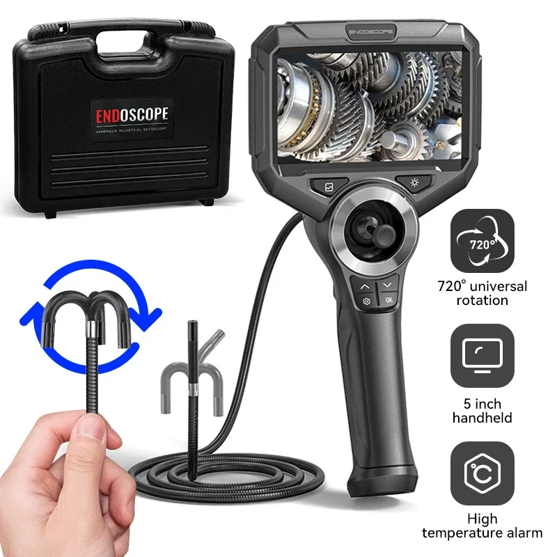 S50 Ip67 กันน้ํายานยนต์ Borescope แบบพกพากล้องตรวจสอบ Endoscope 6.2 มม.2Mp 1M หลอด Videoscope Borescope