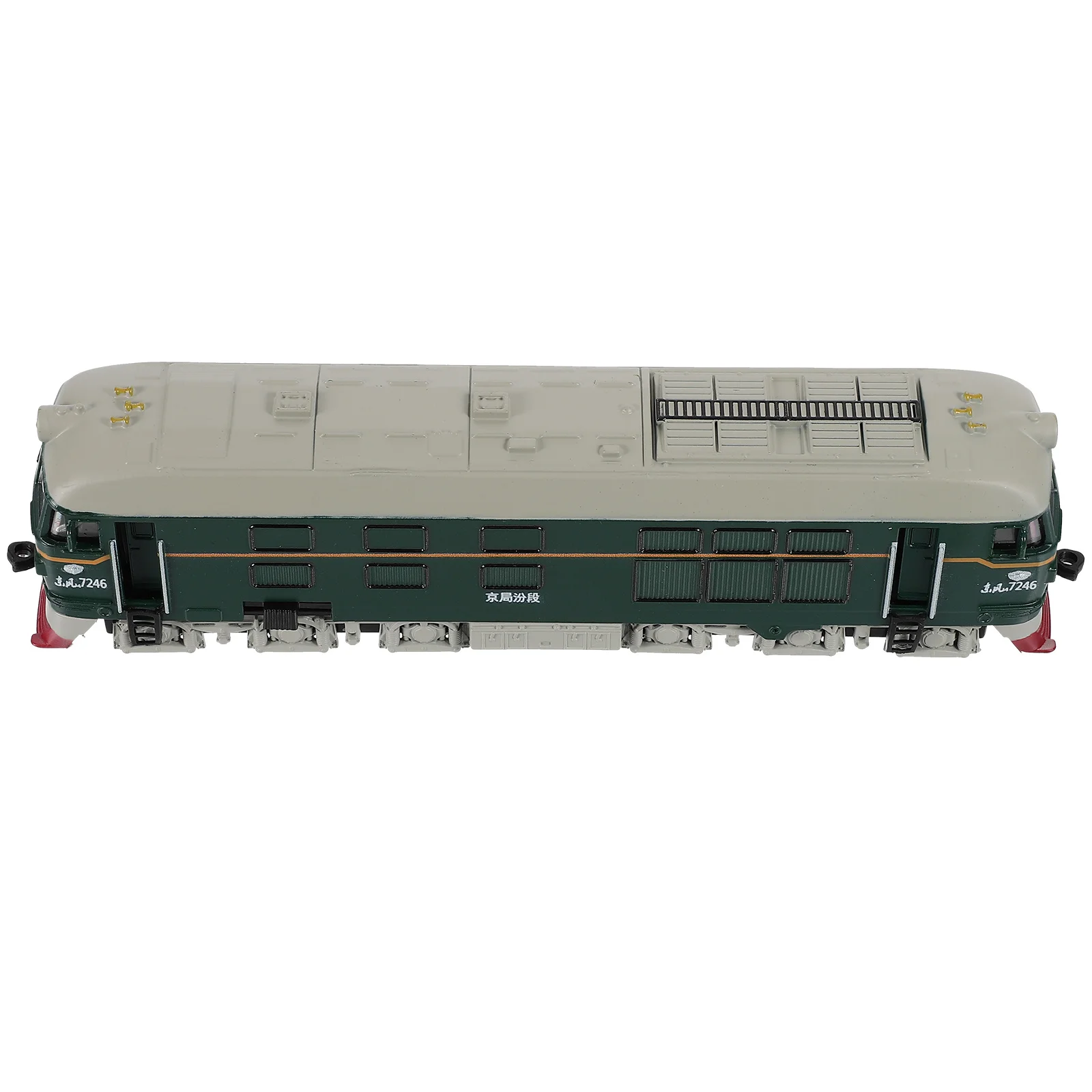 Locomotora a Escala 1:87 de Aleación, con Fricción, Luces y Sonido, Simulación de Motor, Regalo Educativo para Niños