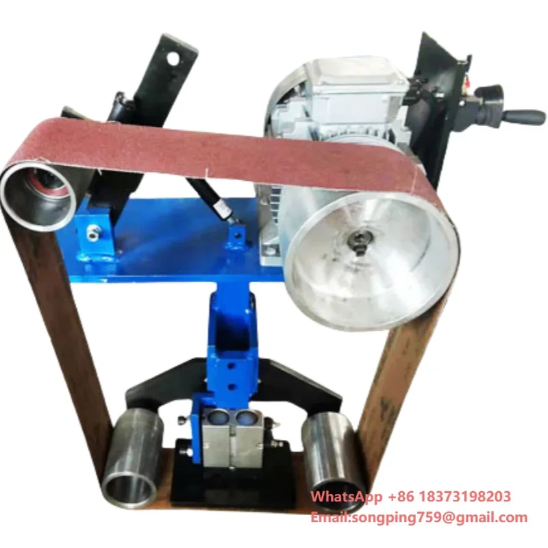 

Vertical Horizontal Dual-purpose Metal Abrasive Belt Grinding Machine Sander for Deburring and Polishing Metal Knife Parts
