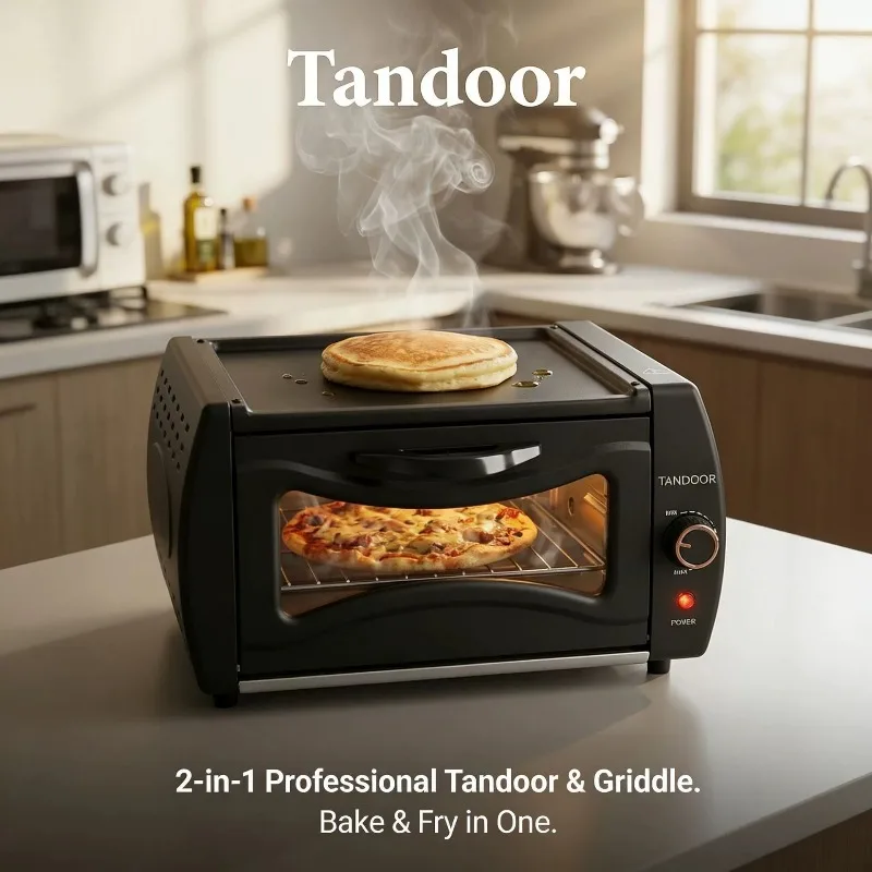 1pcs Hot-Selling Mini Electric Tandoor Oven (2100W) – Perfect for Pizza Making