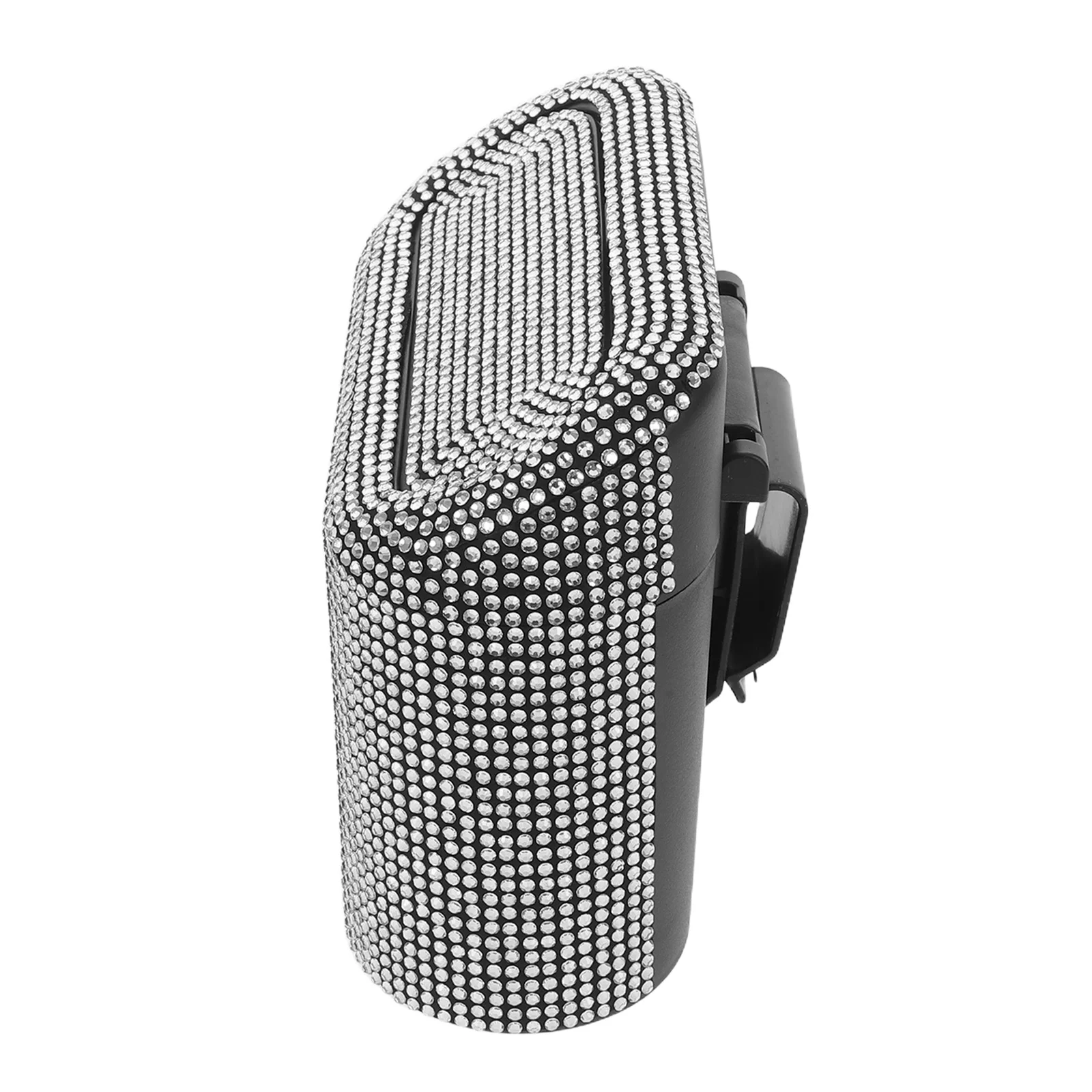 بريق سلة مهملات السيارة معلقة حجر الراين المحمولة سلة المهملات الصغيرة باب السيارة حامل القمامة منظم السيارات سلة مهملات السيارة