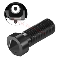 Hardened Steel Volcano Nozzles for E3D V6 Hotend 0.2mm, 0.3mm, 0.4mm, 0.5mm, 0.6mm for 1.75mm filament 3D Printer Parts
