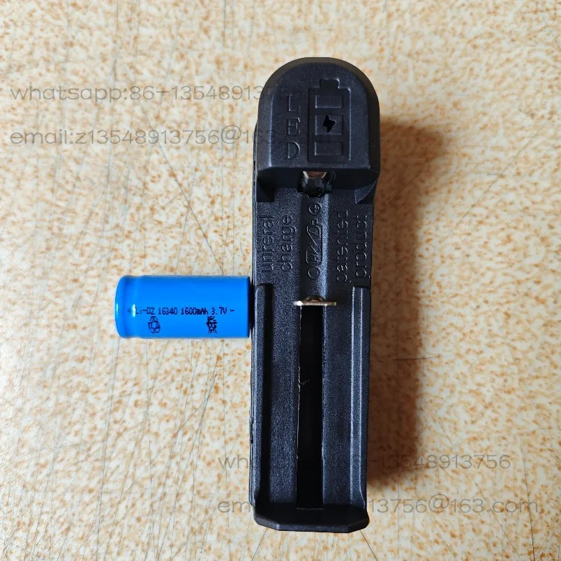 16340 3.7V 1600mAh Large Capacity Rechargeable Lithium Battery Charger Spot