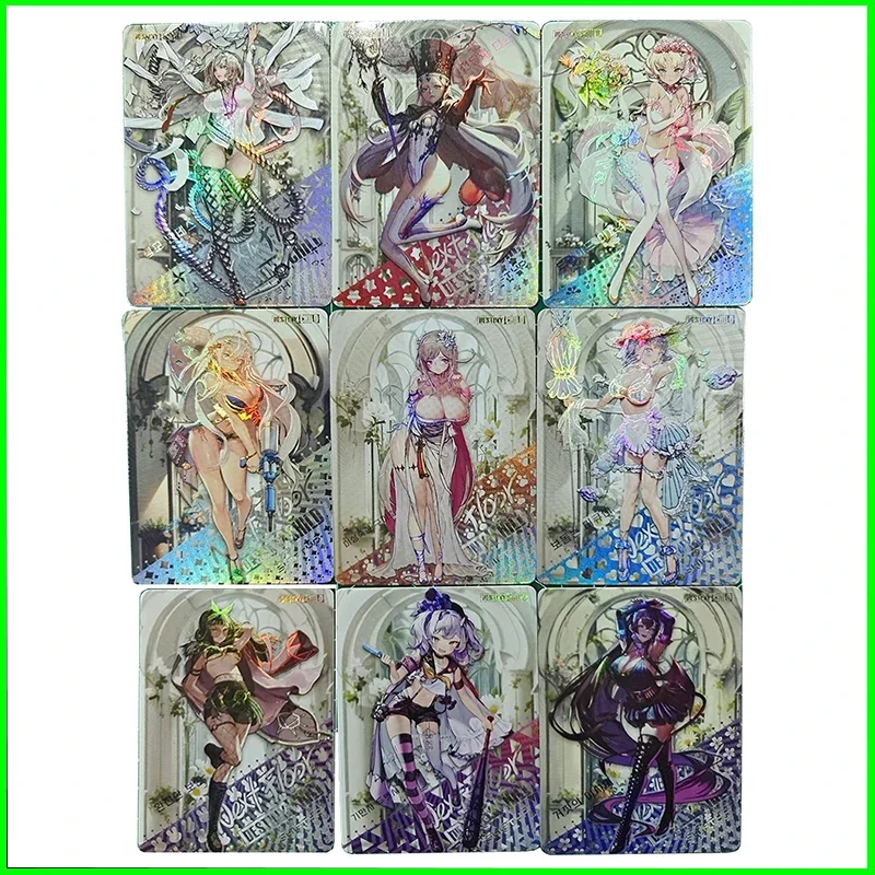 Tarjetas coleccionables para esposa, juegos de mesa para niños, regalos de cumpleaños, Anime DIY, Kamado, Aoieda, Mukago, Rin, tarjetas Flash Premium