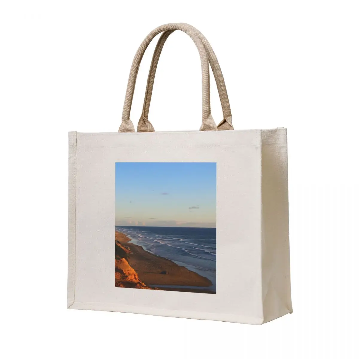 

Baylys Beach Sunset, New Zealand Tote Bag shopper bags tote bag university Large bags for women