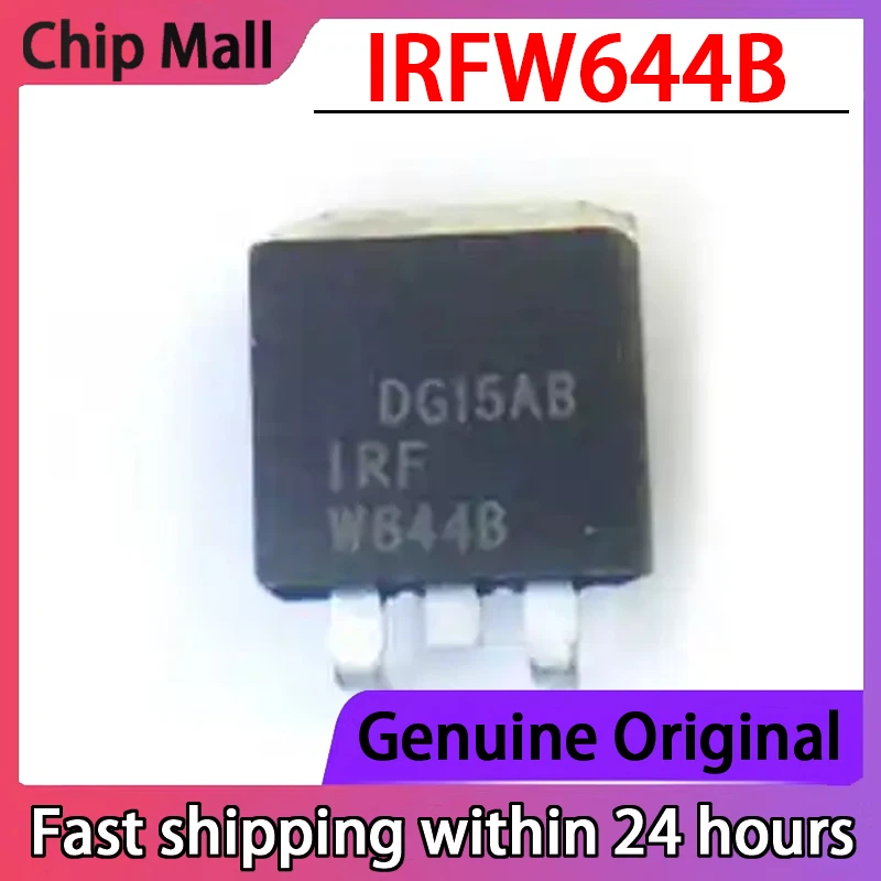 5PCS W644B IRFW644B 14A/250V TO-263 Brand New Field-effect Transistor