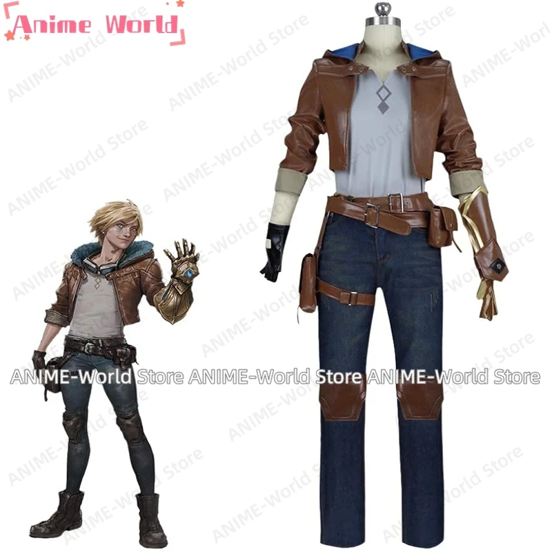 

《Custom Size》Game Ezreal The Prodigal Explorer Cosplya Costume Role Play Uniform Halloween Christmas